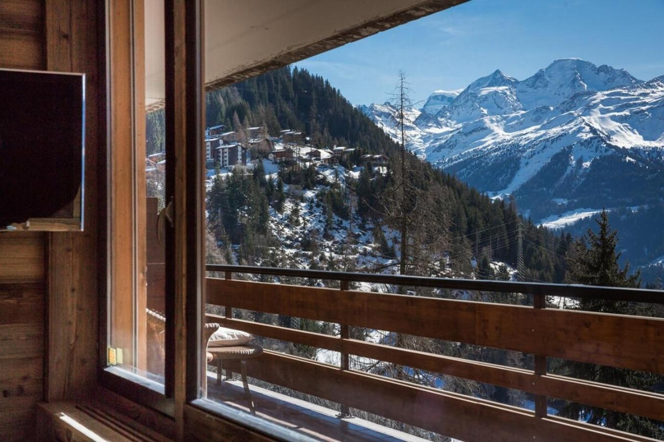 La Ruinette-Stylish 2-Bed With Pool & Gym Access Apartment Verbier Bagian luar foto