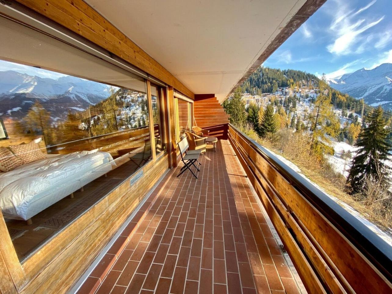 La Ruinette-Stylish 2-Bed With Pool & Gym Access Apartment Verbier Bagian luar foto