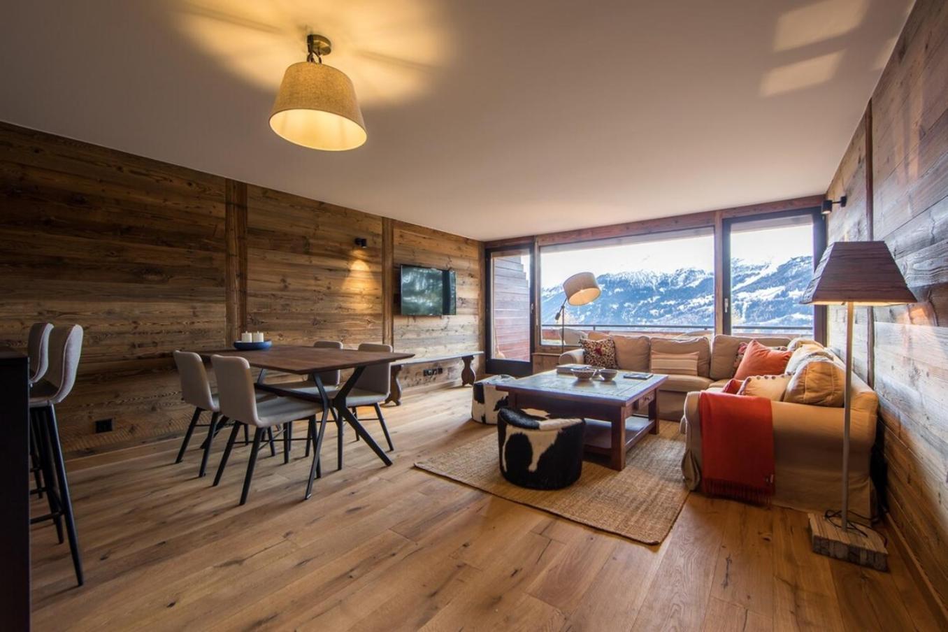 La Ruinette-Stylish 2-Bed With Pool & Gym Access Apartment Verbier Bagian luar foto